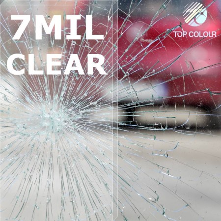 7mil thickness Clear Safety Window Film - 7mil Safety Window Film