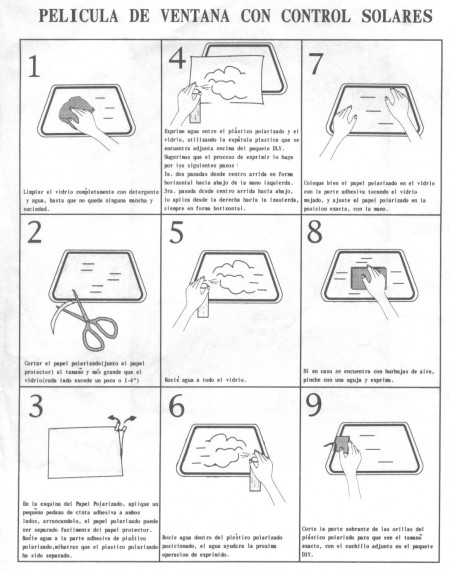 Instruções de polarizado DIY