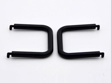 Powder coating aluminum handles in black - CNC milling aluminum-handles