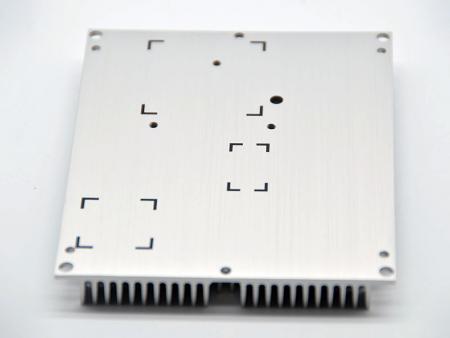 Kühlkörper in Silber