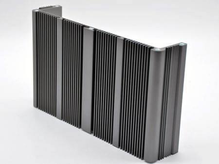Gray anodized embedded chassis with copper tube