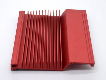 Red anodized embedded chassis