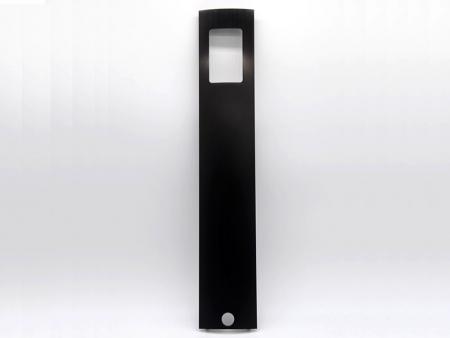 Schwarzes eloxiertes Aluminium-Frontpanel - Angepasste schwarze Frontplatte