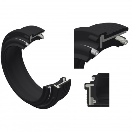 쇼크 흡수기 실 섹션 프로필