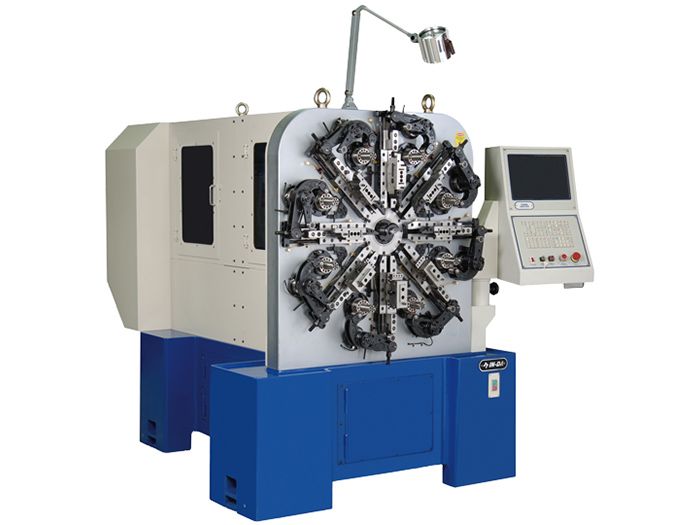 Emi Spring Sizing Machine 4-axis Cam spring forming machine - Wire-rotating Type ...