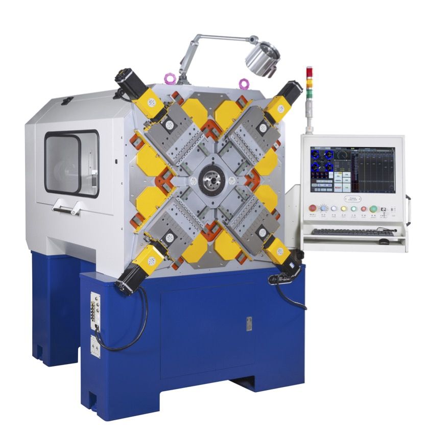 A máquina de formação de molas tipo X resolve o gargalo na fabricação de molas de alta precisão e complexas para uma instituição de pesquisa.