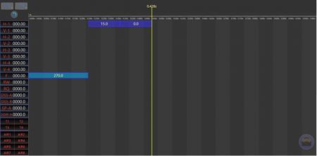 圖A顯示第一條彈簧送線及加工完成後的切線動作,所需要的時間是0.428秒。