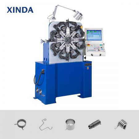 This cam spring forming machine is suitable for the need of mass production.