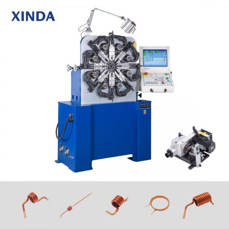 Coil Forming Machine for Enameled Wire - Inductor coil machine designed specifically for enameled copper coils.