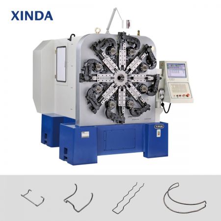 轉線型彈簧機的轉線機構設計可以實現不同角度的成型和切割,提高生產的靈活性和效率。
