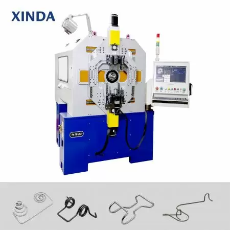 X-Flex 6-Achsen-Federformmaschine - Das minimalistische Design und das intelligente Upgrade der X-Flex-Federmaschine erfüllen vielfältige Anforderungen an die Drahtformung.