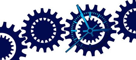 The spring forming machine with timeline mode can eliminate redundant time of the machine and improve the efficiency of spring manufacturing.
