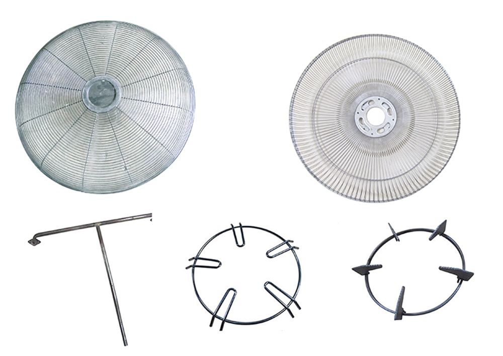 Ligne de production complète de grilles de ventilateur et soudeuse par points personnalisée