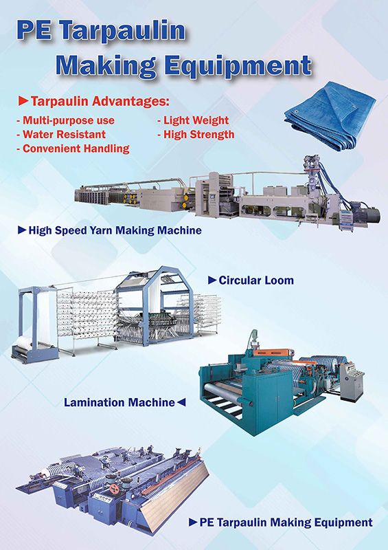 PE Tarpaulin Making Equipment