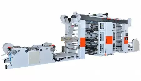 Máquina de Impressão Flexográfica (Rolo a Rolo)