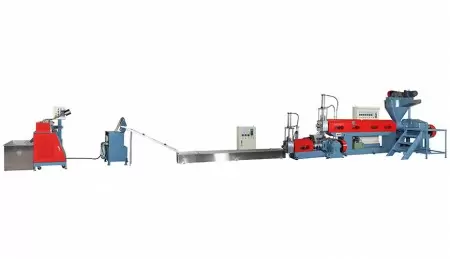 Plastic Waste Recycling Machine (Spaghetti Type with Force-feeding) - Plastic Waste Recycling Machine