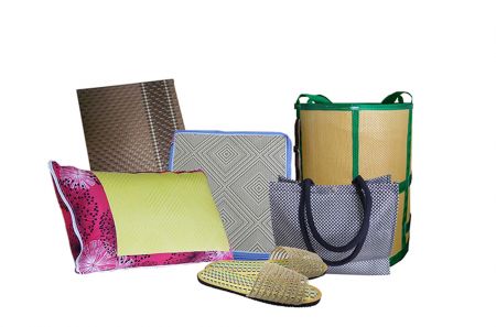 Tapis en PP style rotin et machines - Ce type de tapis est largement appliqué sur une variété de produits, essayez votre créativité!