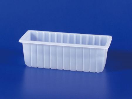プラスチック-PPボックス- 12個入りの大根ケーキボックス - PPプラスチックボックス- 12個入りの大根ケーキボックス