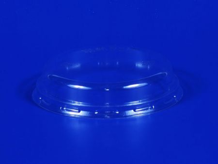 Couvercle plat convexe en plastique PET Φ70