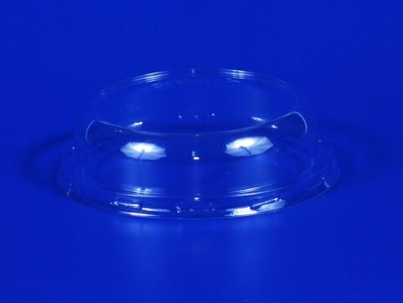 Couvercle plat convexe en plastique PET Φ88