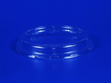 Couvercle plat convexe en plastique PET Φ105