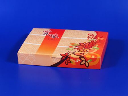 कागज का लंच बॉक्स - लाल शानदार - कागज का लंच बॉक्स - लाल शानदार
