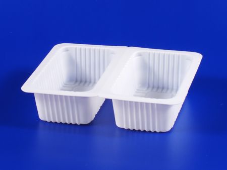 مربع الختم البلاستيكي للأطعمة المجمدة في الميكروويف من نوع PP TOFU بسعة 280 جرام - مربع الختم البلاستيكي للأطعمة المجمدة في الميكروويف من نوع PP TOFU بسعة 280 جرام