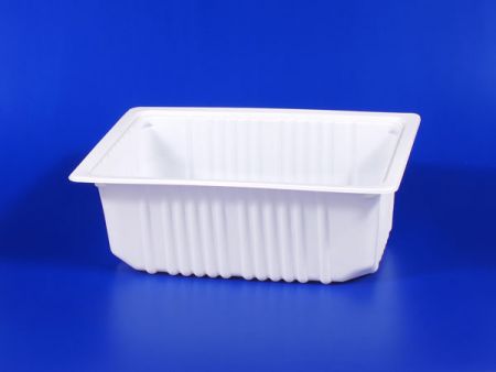 กล่องซีลพลาสติกขนาด 3500 กรัมสำหรับอาหารทานเล่นที่แช่แข็งในไมโครเวฟ