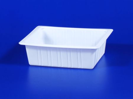مربع الختم البلاستيكي للأطعمة المجمدة في الميكروويف من PP TOFU بسعة 500 جرام