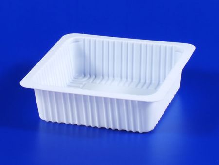 Boîte de scellage en plastique de 530g pour aliments surgelés au tofu au micro-ondes en PP