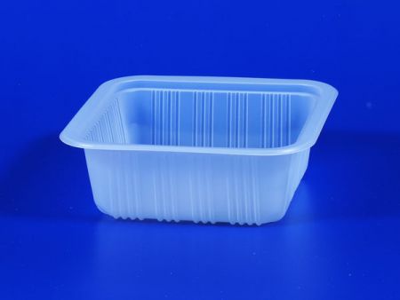 مربع الختم البلاستيكي للأطعمة المجمدة في الميكروويف من نوع PP TOFU بسعة 650 جرام