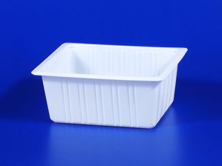กล่องซีลพลาสติกขนาด 700 กรัมสำหรับอาหารทานเล่นที่ใช้กับไมโครเวฟ