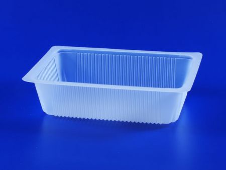 مربع الختم البلاستيكي للأطعمة المجمدة في الميكروويف من PP TOFU بسعة 930 جرام