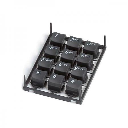 Moldagem por Injeção de Dupla Injeção aplicada em teclado.