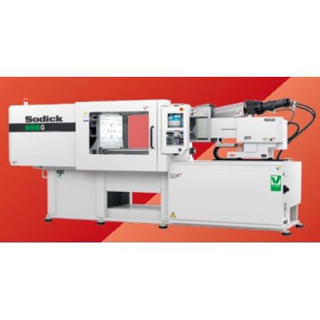 Importare la macchina per stampaggio ad iniezione elettrica ibrida Sodick-V-LINE avanzata, fornisce una qualità di iniezione precisa e stabile.
