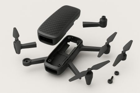 宏塑技術可應用於無人機零件