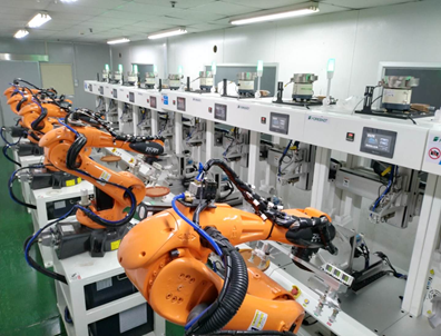 宏塑集团昆山厂导入自动化无人埋钉生产线