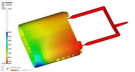 模流分析正保压示意图