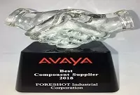 FORESHOT a reçu le prix du meilleur fournisseur d'AVAYA en 2018.