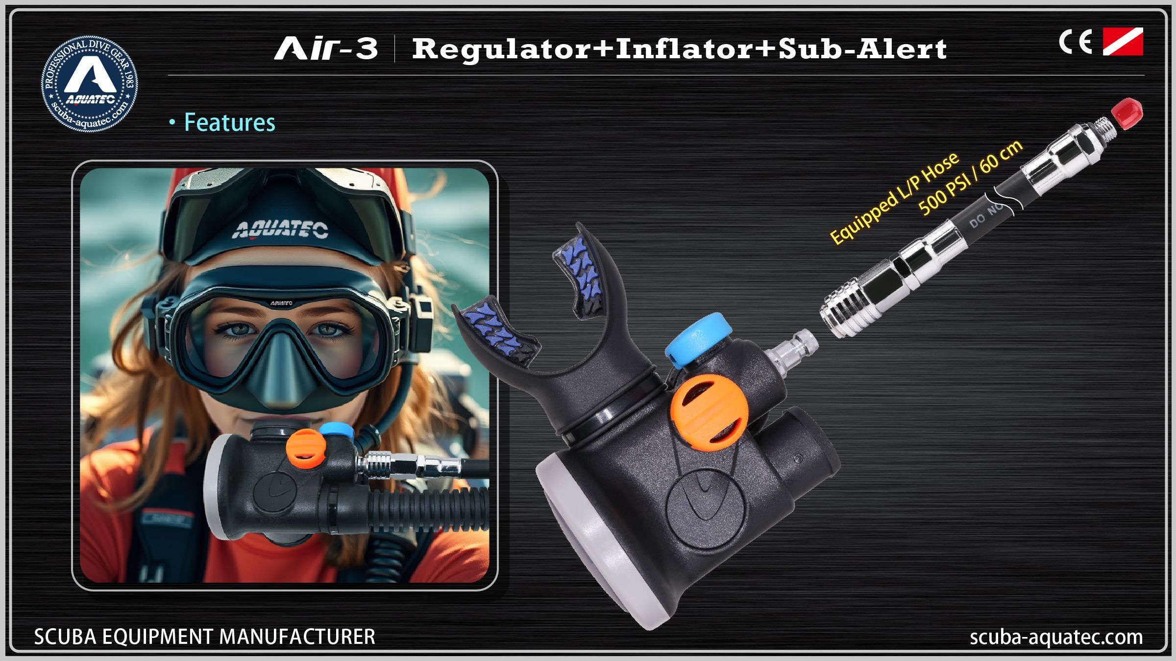 🙂Hệ thống BCD và van điều chỉnh hiện tại của tôi có tương thích với AIR-300 không?➜AIR-300 được thiết kế để kết nối với các ống bơm áp suất thấp tiêu chuẩn. Hầu hết các BCD hiện đại sử dụng kết nối ống bơm có kích thước tiêu chuẩn. Tuy nhiên, để đảm bảo tính tương thích tối ưu, nên kiểm tra loại giao diện van bơm của BCD của bạn hoặc tham khảo ý kiến trung tâm lặn của bạn trước khi mua.
