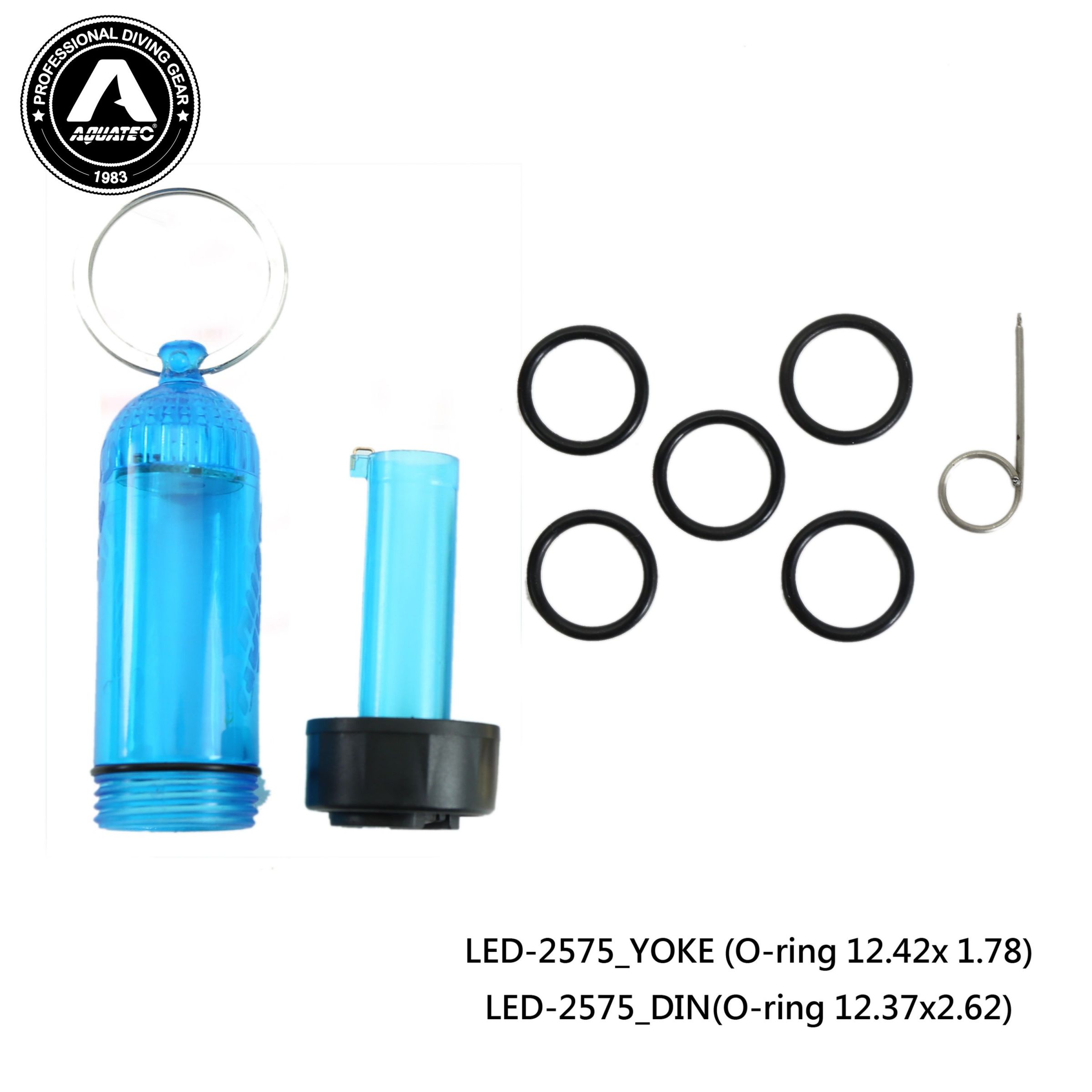 Scuba Blinking LED Tank Light Dive Gauges Underwater Compasses