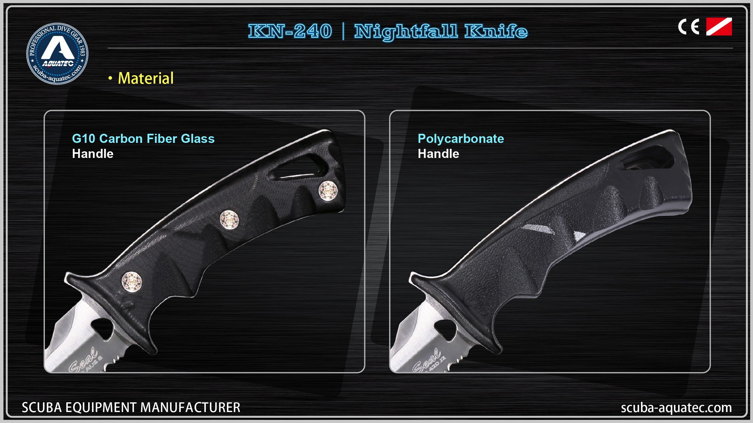 Аналіз матеріалу рукоятки: G10 (тактичний) проти полікарбонату (стандартний).
