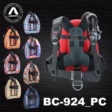 SCUBA AQUATEC ปีกโดนัท BC-924-PC