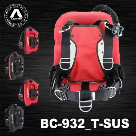 전술 다이빙을 위한 군용 스쿠버 BCD SCUBA AQUATEC BC-932
