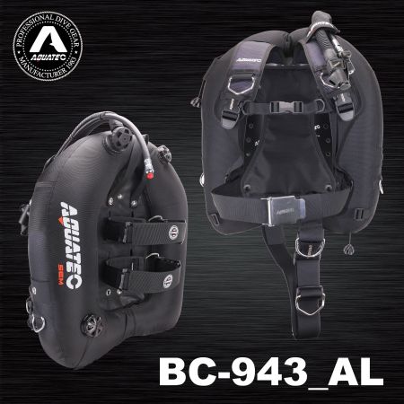 Aquatec BC-943_AL TecDive X-Wing Rückenmontage BCDs