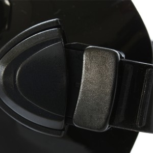 MK-400(BK) Duik Zwarte Masker Dubbel Gehard Glas Lens