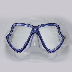 MK-400(BL) Scuba Mask Twin Tempered Glass Lens