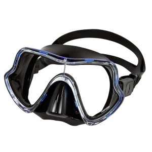 En-vindu dykkermaske - MK-600(BK) Dykkermaske med snorkel
