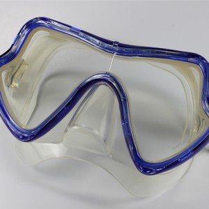 MK-600(BK/BL) Potápěčská silikonová maska