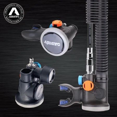 Scuba AIR-3 Combination octopus - Scuba Aquatec AIR-3 Combination octopus